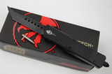 Troodon OTF AUTO Black Satin Aviation Aluminum Handles