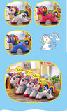 unicorn plush toys cute cartoon rainbow horse