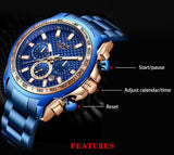 2020 New Fashion Blue Watch,Mens Watches