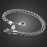 New fashion men's 925 sterling silver wrap bracelet