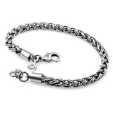New fashion men's 925 sterling silver wrap bracelet