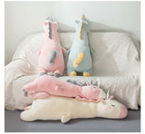 plush unicorn toy cute lying pose soft unicorn