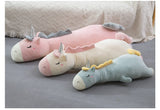 plush unicorn toy cute lying pose soft unicorn