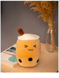 real-life bubble tea plush toy stuffed food milk tea soft doll  gift