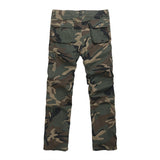 Mens Straight Camouflage Cargo Pants Military