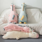 plush unicorn toy cute lying pose soft unicorn