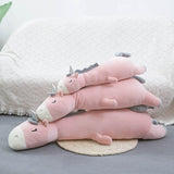 plush unicorn toy cute lying pose soft unicorn