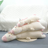 plush unicorn toy cute lying pose soft unicorn