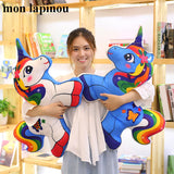 unicorn plush toys cute cartoon rainbow horse