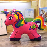 unicorn plush toys cute cartoon rainbow horse