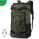 50L Waterproof Travel Backpack