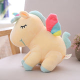 lovely unicorn plush toy pink fly horse