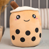 real-life bubble tea plush toy stuffed food milk tea soft doll  gift