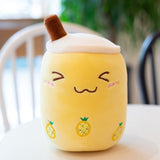 real-life bubble tea plush toy stuffed food milk tea soft doll  gift