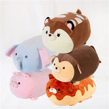 Plush Cat Tiger Wild Boar Tstuffed Round Shape Animal