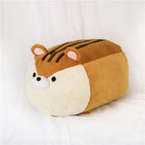 Plush Cat Tiger Wild Boar Tstuffed Round Shape Animal