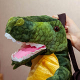 Tyrannosaurus Dinosaur Plush Backpack Stuffed Sof Real Life Animals