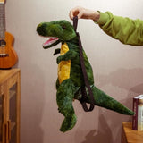 Tyrannosaurus Dinosaur Plush Backpack Stuffed Sof Real Life Animals