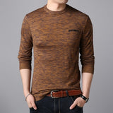 2020 New Fashion Brand Sweaters Man Pullovers O-Neck Slim Fit