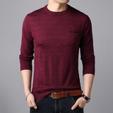 2020 New Fashion Brand Sweaters Man Pullovers O-Neck Slim Fit