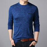 2020 New Fashion Brand Sweaters Man Pullovers O-Neck Slim Fit