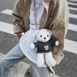 Cute Animals Cartoon Styles Plush Backpacks