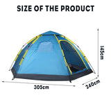 6-8 Person Backpacking Tent Auto Setup