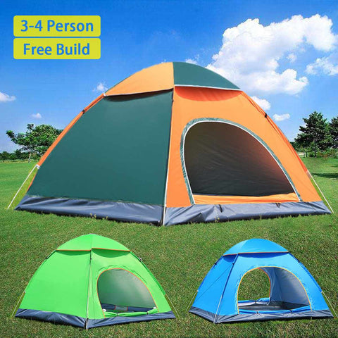 Tent Automatic 1~4 Person Outdoor Portable Anti-UV