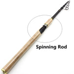 Clear inventory 2.7M Carbon Fiber Trout fishing pole Spinning Rod Lure Rods Power M Lure 7-28g Fishing Tackle Sea Rod