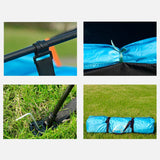 Tent Beach 2 People Tourist Double Automatic Camping