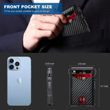 Minimalist RFID Blocking Carbon Fiber Wallet