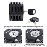 Foldable Bike Lock Alloy Steel Anti-Theft for MTB Road E-bike Motorcycle