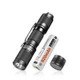 Professional Mini EDC Flashlight with Dual-Fuel Power (900lm)