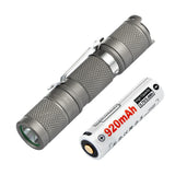 Professional Titanium EDC Flashlight – 900 Lumens Ultra-Lightweight Edition