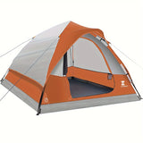 3-Second Instant Setup Tent - 4 Person Automatic Folding Tent, Heavy Duty 201T Waterproof