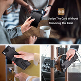 Slim Carbon Fiber Minimalist Wallet – RFID Blocking Card Holder with Money Clip Advanced RFID