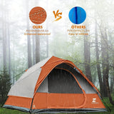 3-Second Instant Setup Tent - 4 Person Automatic Folding Tent, Heavy Duty 201T Waterproof