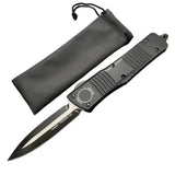 Aluminum Handle Black Troodon AUTO OTF