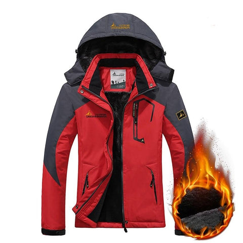 Winter Inner Fleece Waterproof Hiking Jackets