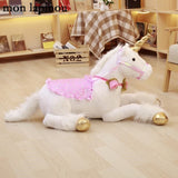 unicorn plush toys stuffed big animal soft doll 85cm