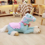 unicorn plush toys stuffed big animal soft doll 85cm