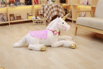 unicorn plush toys stuffed big animal soft doll 85cm