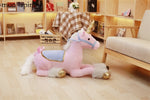 unicorn plush toys stuffed big animal soft doll 85cm