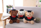 Plush Graduation Teddy Bear with Cap and Gown 2019 Students Graduation Gift