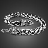 New fashion retro men Shitai silver bracelet