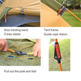 Tent Automatic Dome 3-4 Person