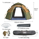 Tent Automatic Dome 3-4 Person