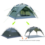 Automatic Camping Tent 3-4 Person