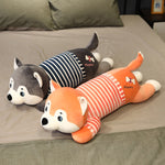 Husky toy big size stuffed animal dog soft doll Husky plush long pillow kids toys birthday gift