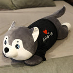 Husky toy big size stuffed animal dog soft doll Husky plush long pillow kids toys birthday gift